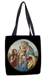 Virgin and Child with the Young Saint John the Baptist Tote Bag