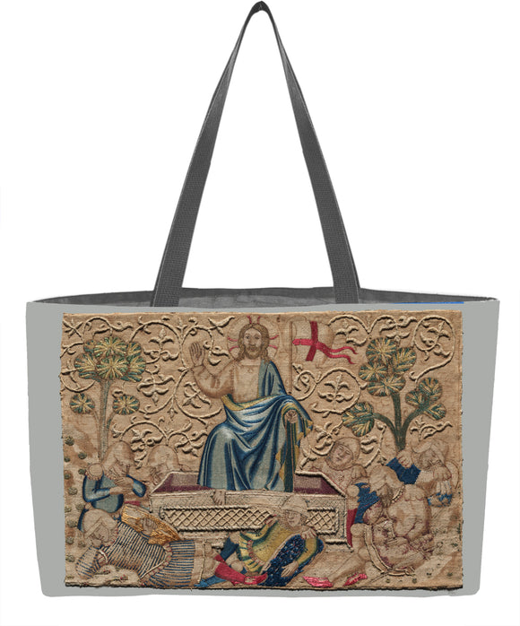 The Resurrection, from an Embroidered Altar Frontal Weekender Tote