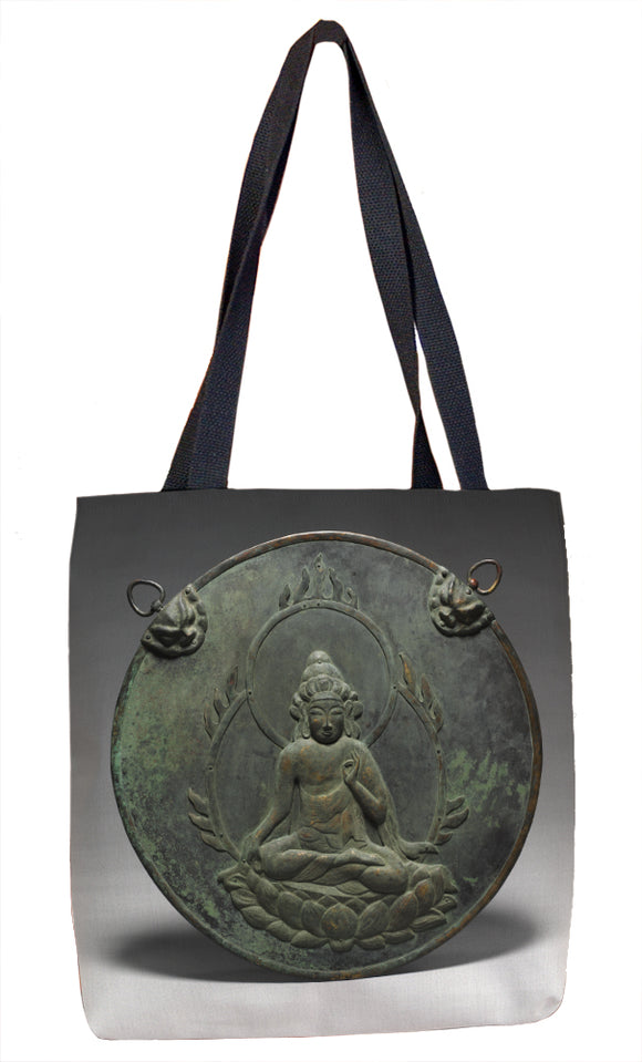 Votive Hanging with Image of Kannon (Kannon Kakebotoke) Tote Bag