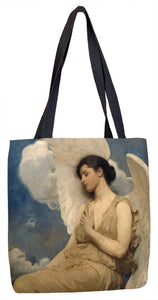 Winged Figure Tote Bag