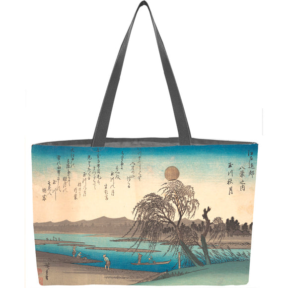 Tamagawa Shugetsu               Autumn Moon on the Tama River Weekender Tote