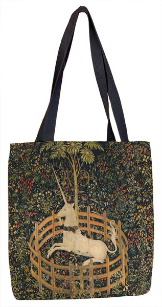 The Unicorn Rests in a Garden (from the Unicorn Tapestries) Tote